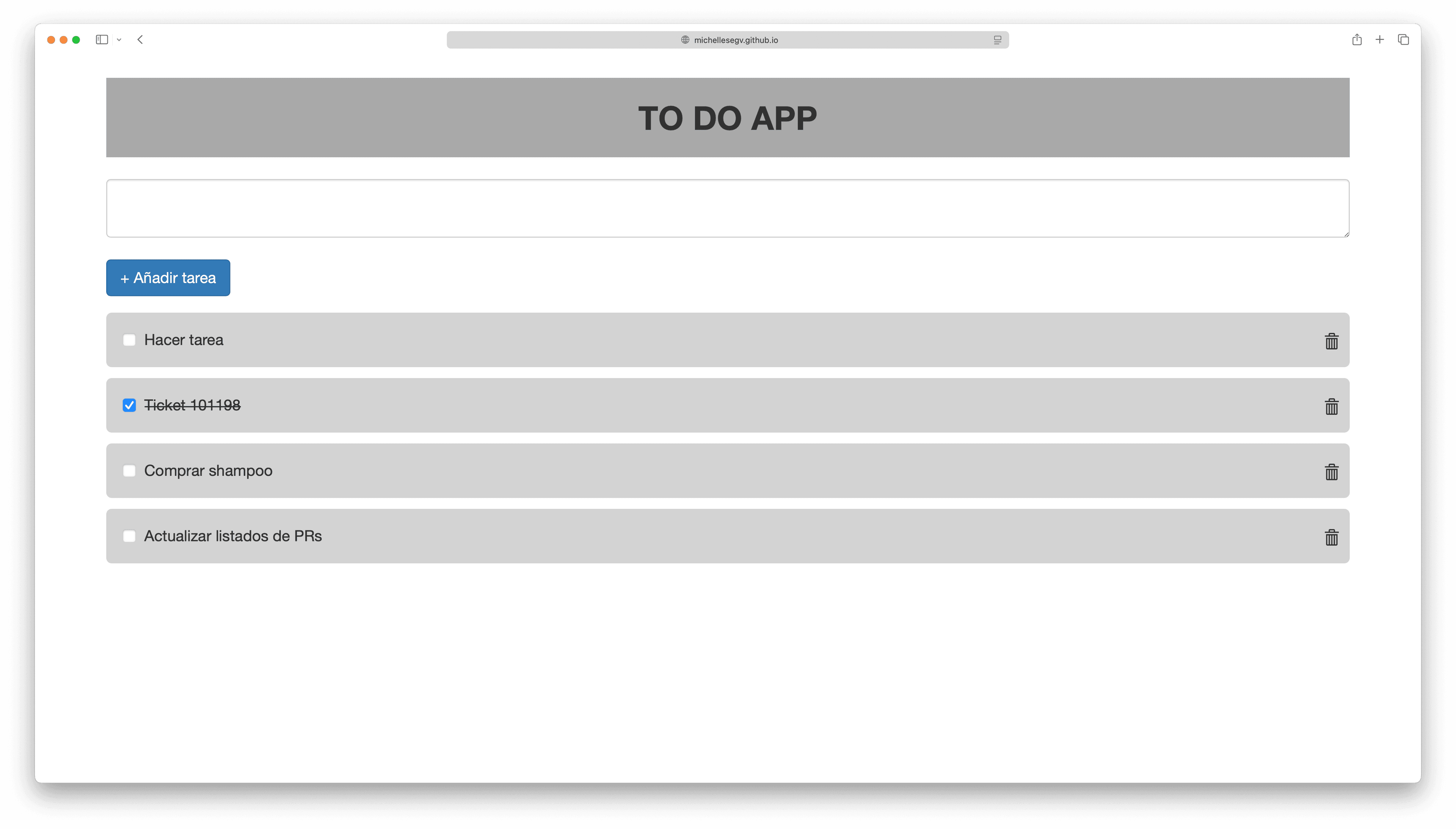 To Do App